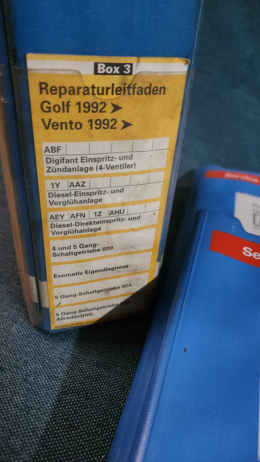 Golf 3/Vento Repair Manual Workshop Manual