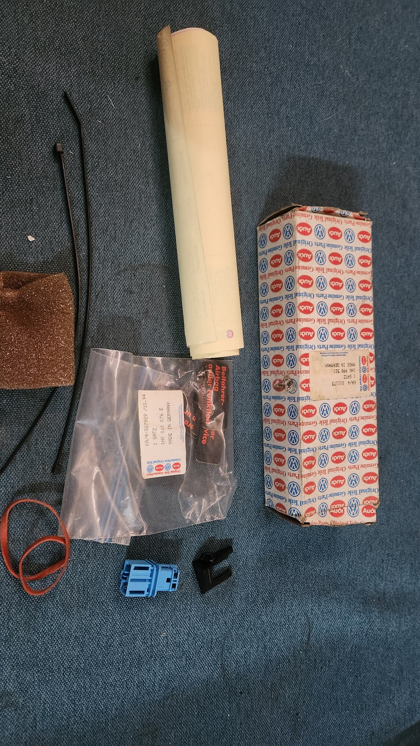 Nachrüstsatz Reparatursatz Airbag Golf3/Vento/Corrado 1H0998521 Nos G3/I1