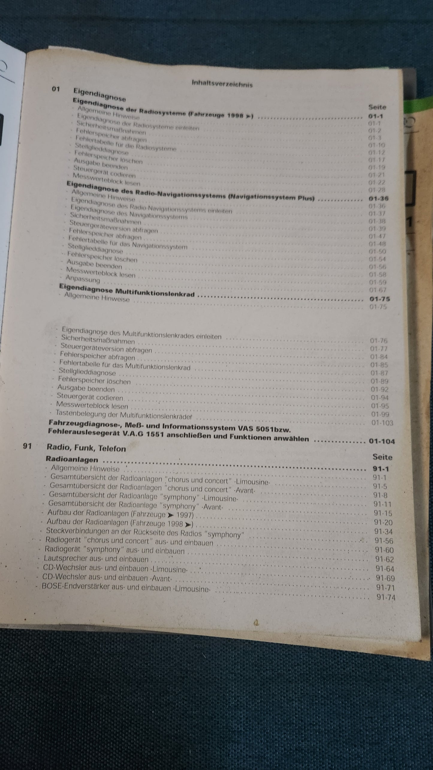 Audi A4 B5 Radio Telefon Navigation Reparaturleitfaden Werkstattbuch
