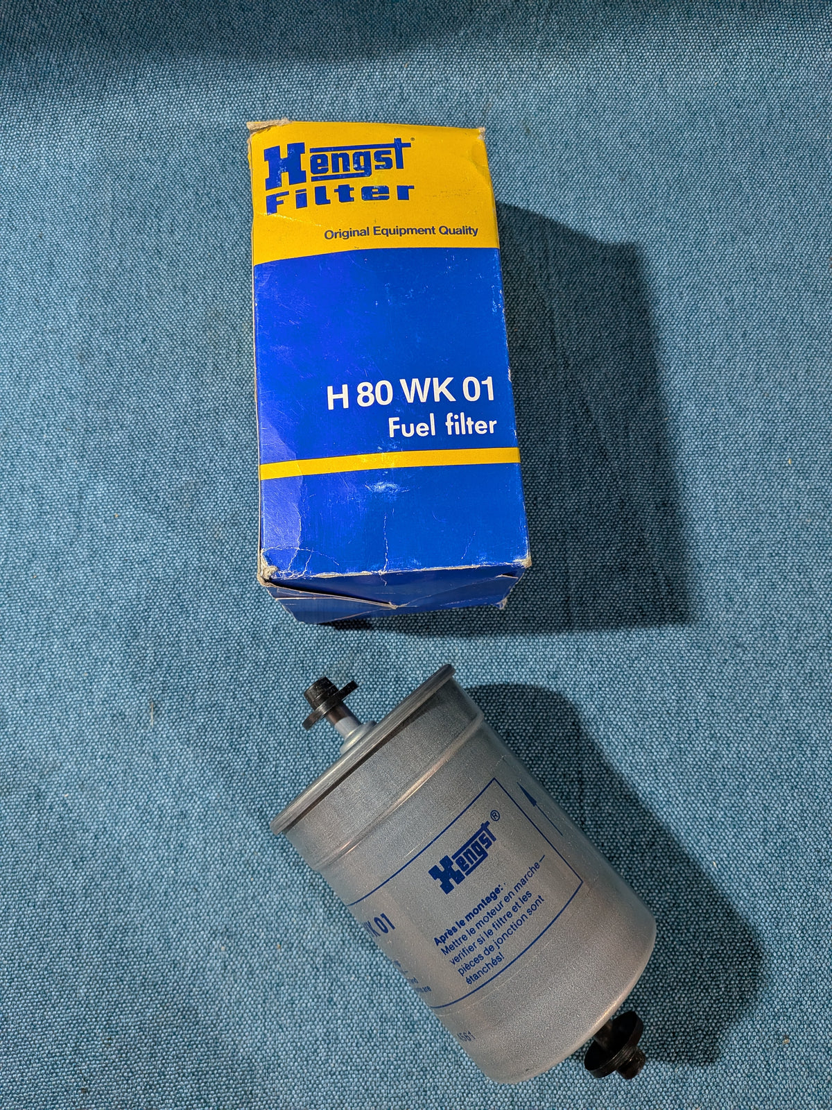 Kraftstoffilter Hengst H80WK01 BMW/E12/E21/E30/E34/E36/Z1/Fiat/Ritmo/Scudo/Rover 200 13329063165 NOS/Neu B9