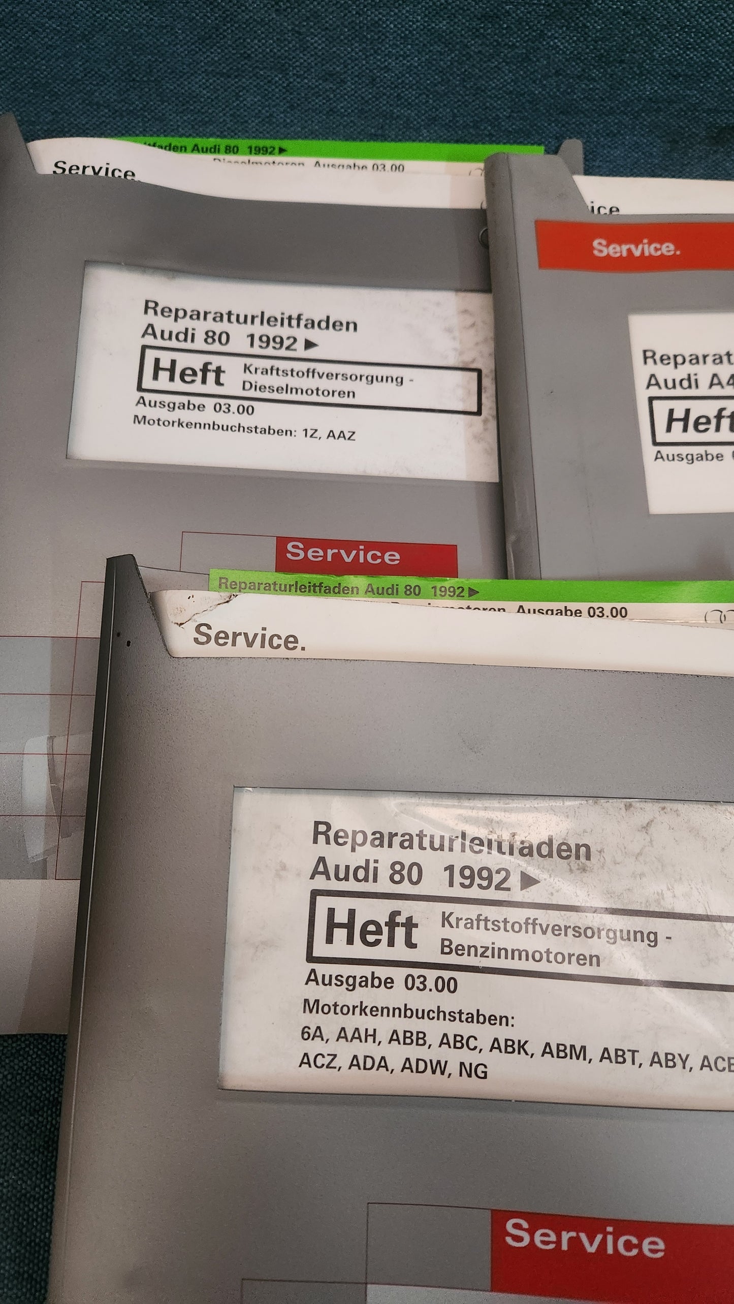 Audi 80 B4 Reparaturleitfaden Werkstattbuch